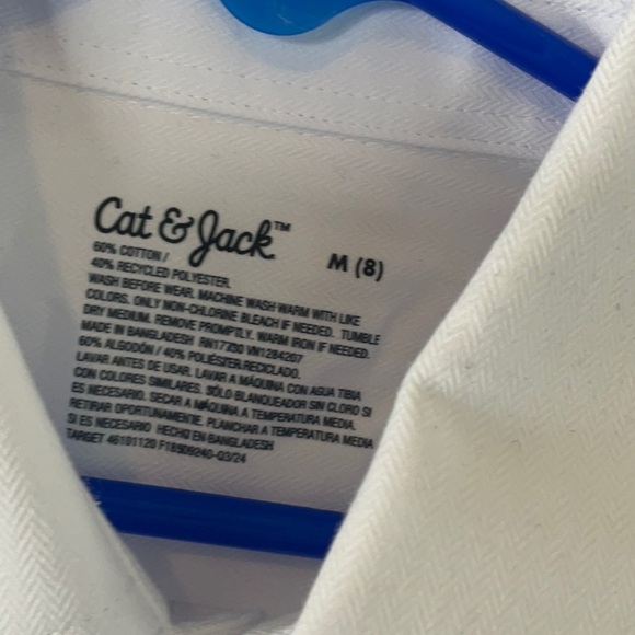 Cat & Jack Kids Long Sleeve Dress Up T Shirt Size M - Picture 4 of 7